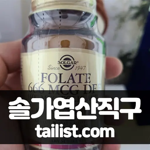 솔가 엽산 400 직구 대행업체없이 직접 구매하는 법 (이 글은 해외구매대행업체가 싫어합니다.)