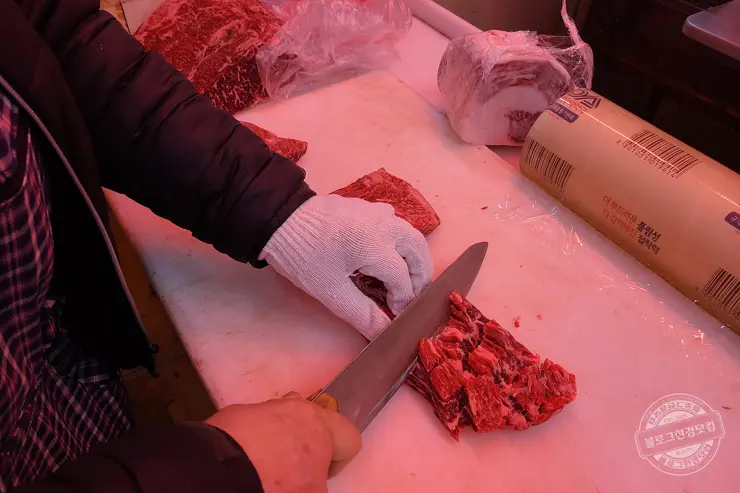 마장동 한우 치맛살 채끝 등심 환상적인 맛집 영수증 공개 내돈내산 후기