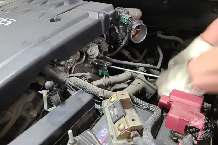 SM7 뉴아트 기어 5단 고정 문제 미션고장? 캠센서 교체로 해결