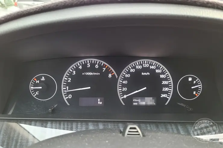 SM7 뉴아트 기어 5단 고정 문제 미션고장? 캠센서 교체로 해결