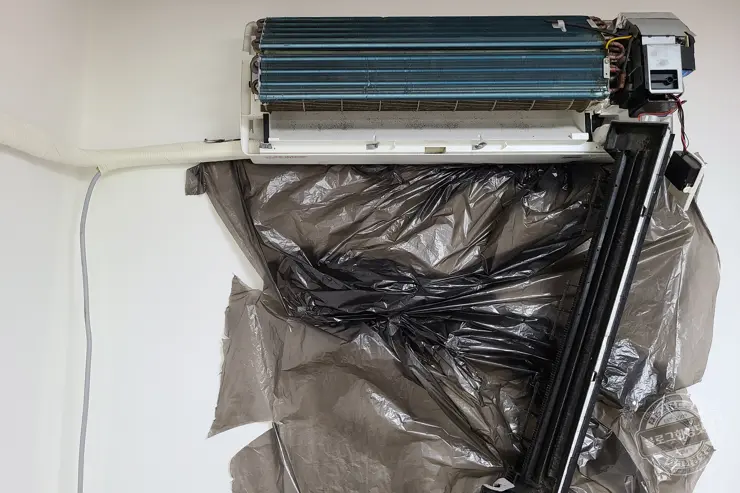 위니아 벽결이 에어컨 셀프 청소 블로워까지 곰팡이 제거  10만원 아낌