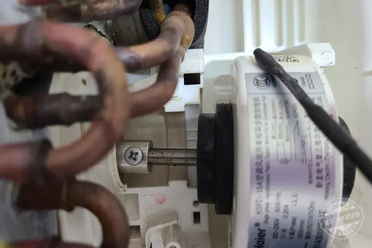 위니아 벽결이 에어컨 셀프 청소 블로워까지 곰팡이 제거  10만원 아낌