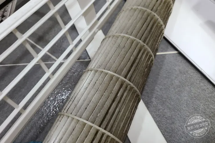 위니아 벽결이 에어컨 셀프 청소 블로워까지 곰팡이 제거  10만원 아낌