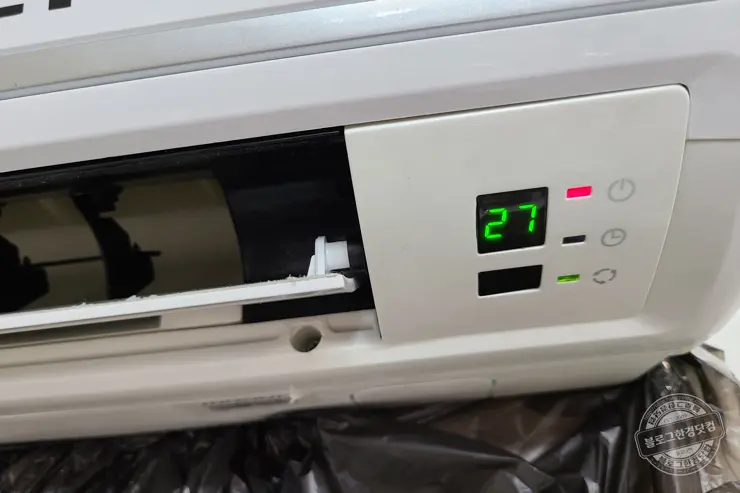 위니아 벽결이 에어컨 셀프 청소 블로워까지 곰팡이 제거  10만원 아낌