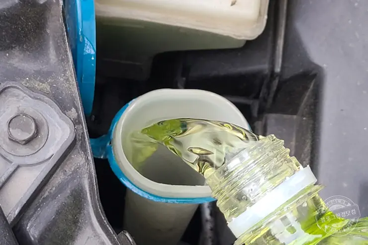 SM7 뉴아트 워셔액 경고등 워셔액 셀프 보충