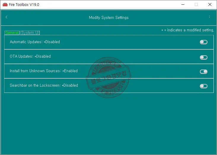 Amazon Fire HD 10 (2021) ② Fire Toolbox (툴박스) 이용한 NO루팅 최적화, 한글화