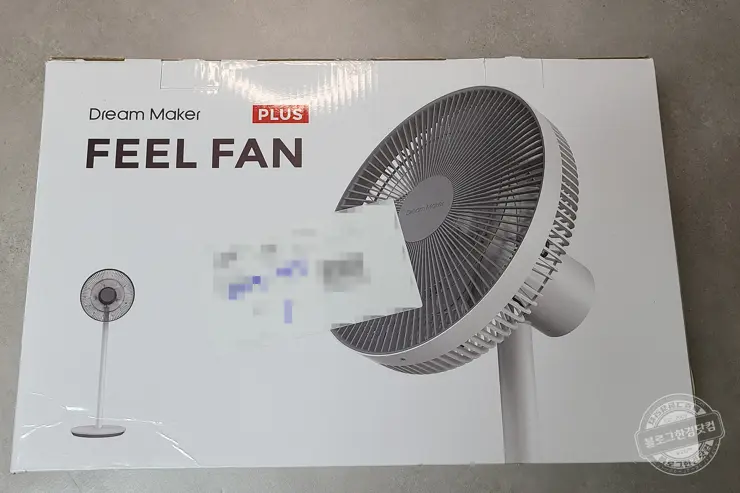 드림메이커 Feel Fan Plus BLDC 모터 WIFI 리모콘 무선 선풍기(DM-FAN02-W-T) 내돈내산 언박싱 리뷰