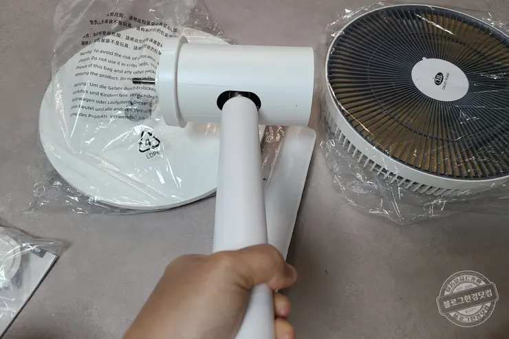 드림메이커 Feel Fan Plus BLDC 모터 WIFI 리모콘 무선 선풍기(DM-FAN02-W-T) 내돈내산 언박싱 리뷰