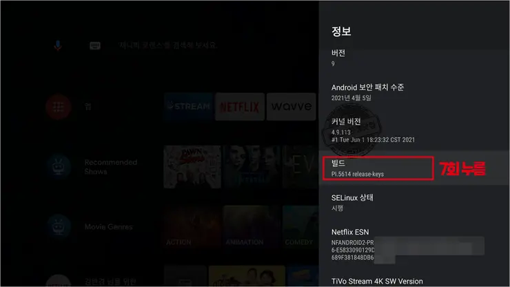 Tivo Stream 4K 최적화 설정하기 (ADB 명령어로 불필요한 앱 삭제)