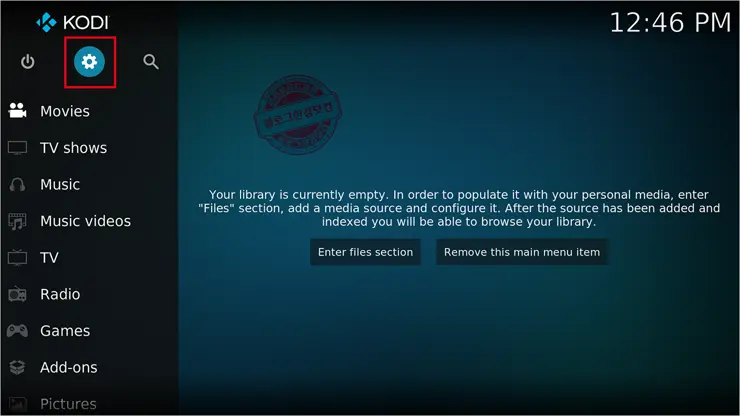 Kodi #1 한글화 설정