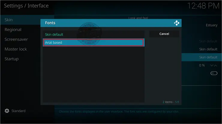 Kodi #1 한글화 설정