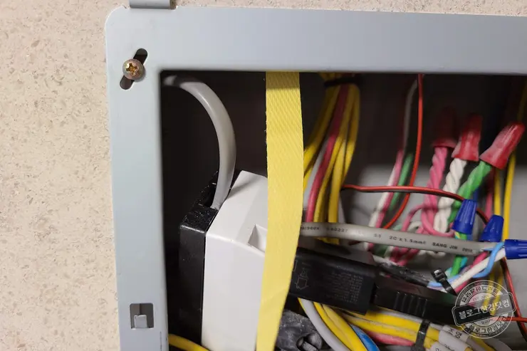 대리석 아트월 아날로그 플립시계 셀프 전선매립(건전지 해방) DIY 내돈내산