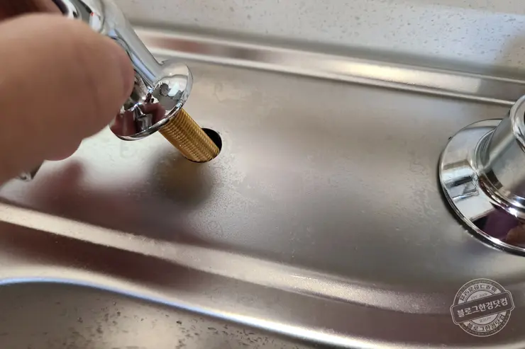 정수기 조리수 수전(스텐 벨브) 내돈내산 DIY 셀프 설치