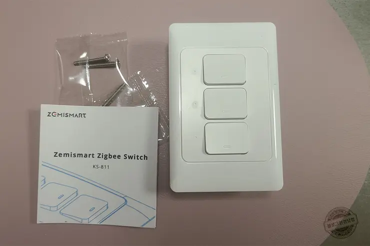 스마트 스위치 Zemismart Zigbee 벽 스위치 3갱 중성선 필요 내돈내산