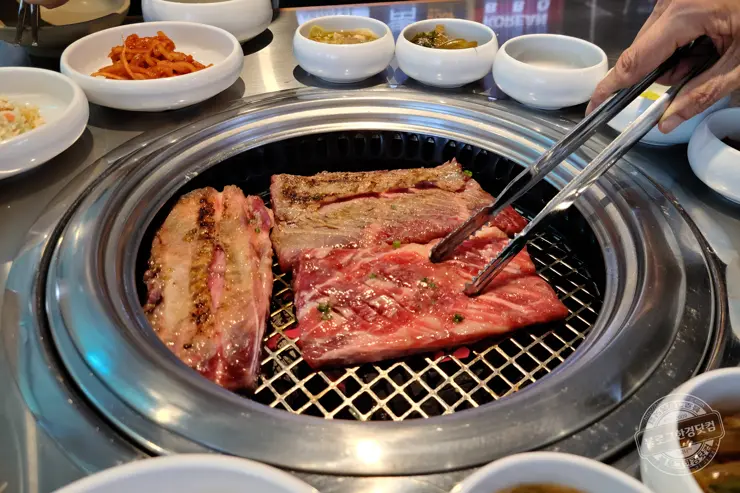 청기와타운 잠실맛집 수원왕갈비 LA한인타운 style 내돈내먹