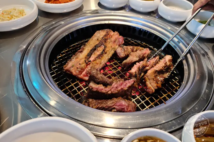 청기와타운 잠실맛집 수원왕갈비 LA한인타운 style 내돈내먹