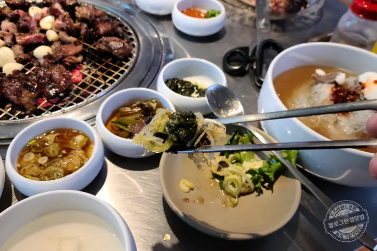 청기와타운 잠실맛집 수원왕갈비 LA한인타운 style 내돈내먹