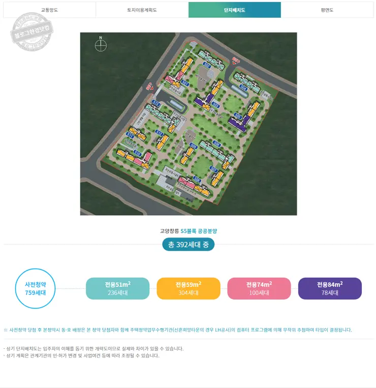 사전청약 21년 4차 공공분양 공급계획
