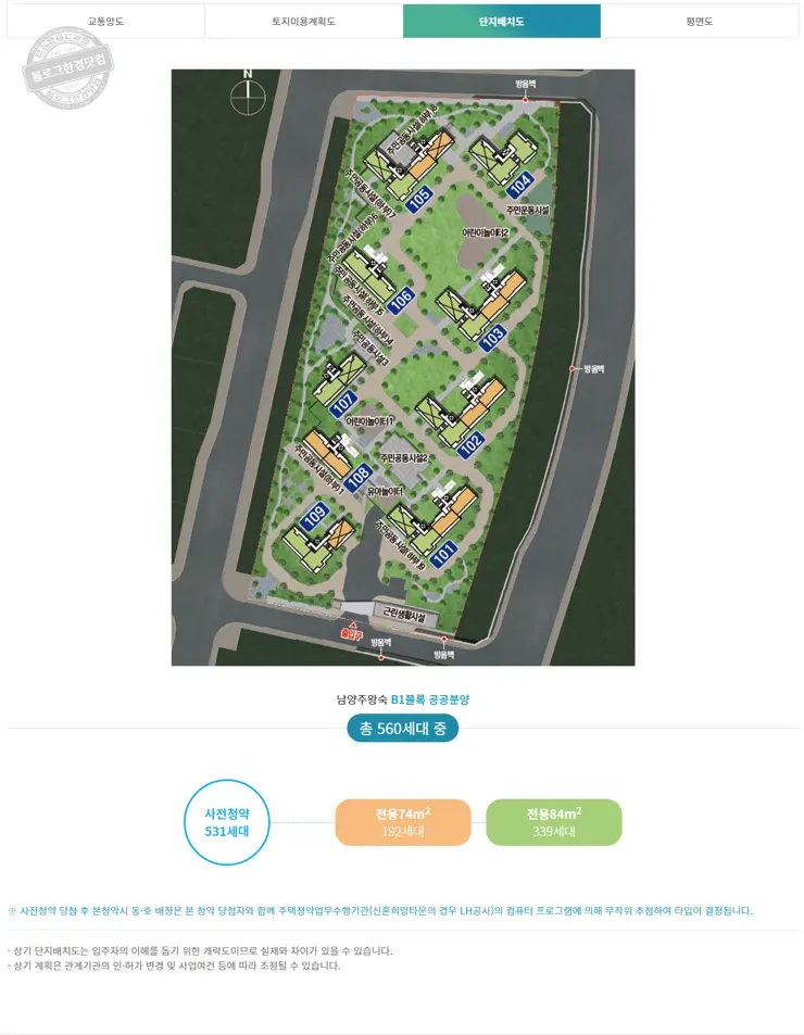 사전청약 21년 4차 공공분양 공급계획
