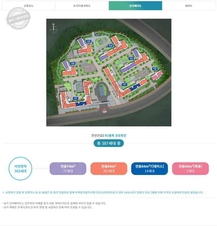 사전청약 21년 4차 공공분양 공급계획