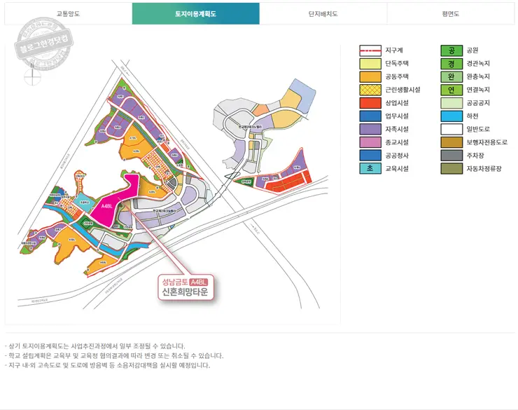 사전청약 21년 4차 신혼희망타운 공급계획