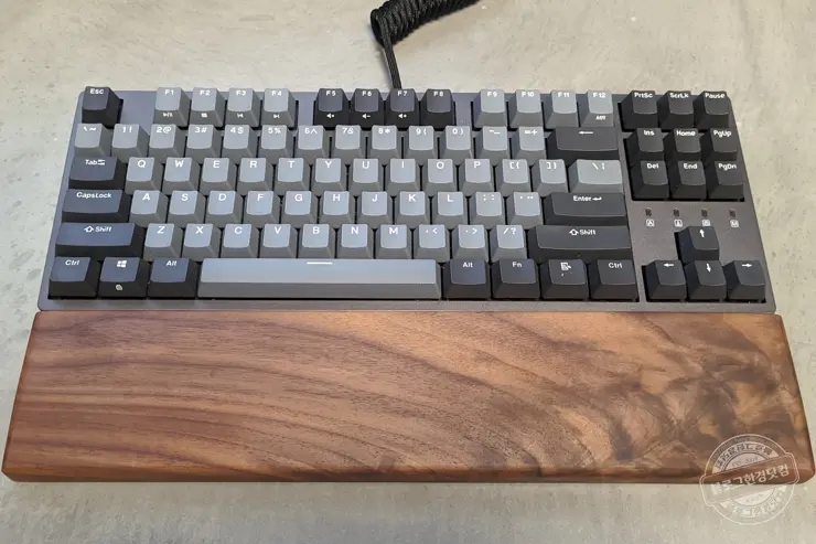 호두나무 원목 키보드 팜레스트(손목받침대)와 Aviator 코일 USB 케이블 알리익스프레스 구매 후기 내돈내산