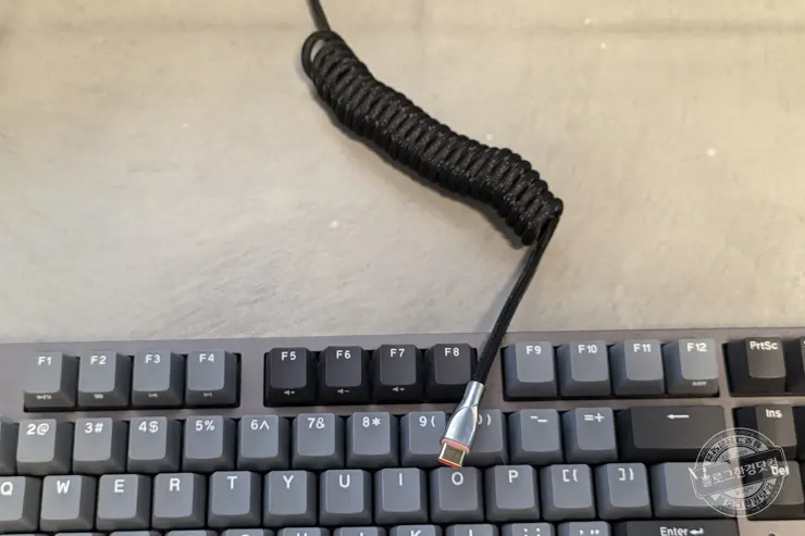 호두나무 원목 키보드 팜레스트(손목받침대)와 Aviator 코일 USB 케이블 알리익스프레스 구매 후기 내돈내산