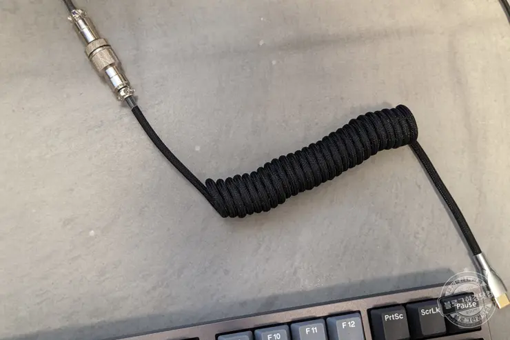 호두나무 원목 키보드 팜레스트(손목받침대)와 Aviator 코일 USB 케이블 알리익스프레스 구매 후기 내돈내산