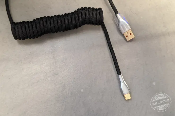 호두나무 원목 키보드 팜레스트(손목받침대)와 Aviator 코일 USB 케이블 알리익스프레스 구매 후기 내돈내산