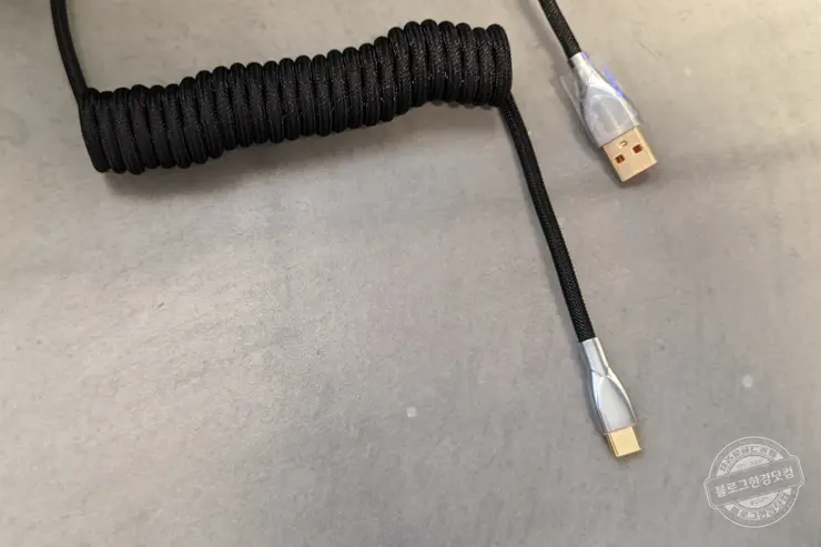 호두나무 원목 키보드 팜레스트(손목받침대)와 Aviator 코일 USB 케이블 알리익스프레스 구매 후기 내돈내산