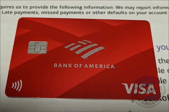 뱅크오브아메리카 신용카드 가족카드 온라인 신청 후 한국에서 수령