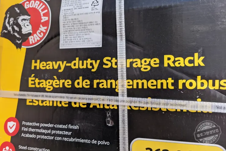 코스트코 고릴라랙 철제 선반 (다용도 5단 선반 소형 Heavy Duty 5 Tier Storage Rack Small) 내돈내산