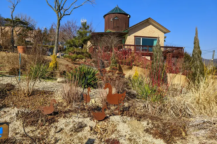 충북 괴산 트리하우스 가든 정원 카페 내돈내산