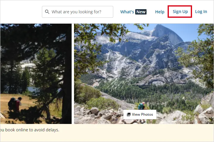 2022년 미국 요세미티 국립공원 ‘피크 시간 입장권’ 예약 방법