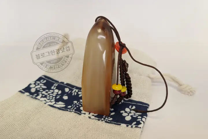 내 아이 첫번째 도장 만들기 알리익스프레스 천연 뿔 도장 내돈내산