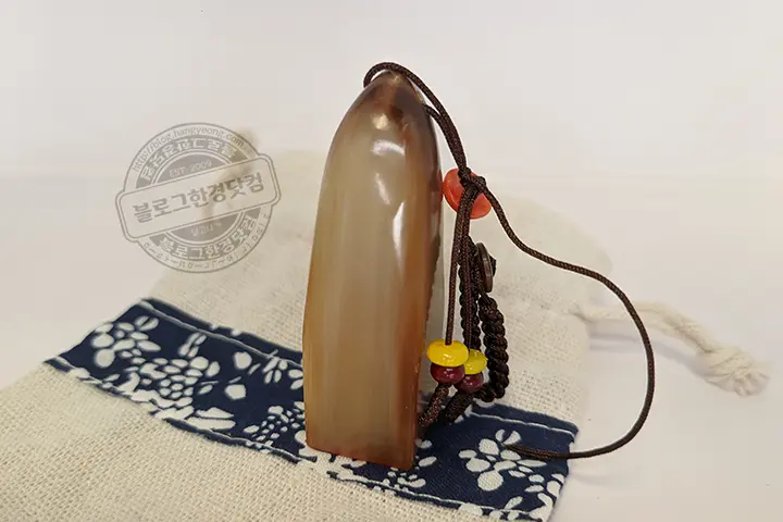 내 아이 첫번째 도장 만들기 알리익스프레스 천연 뿔 도장 내돈내산