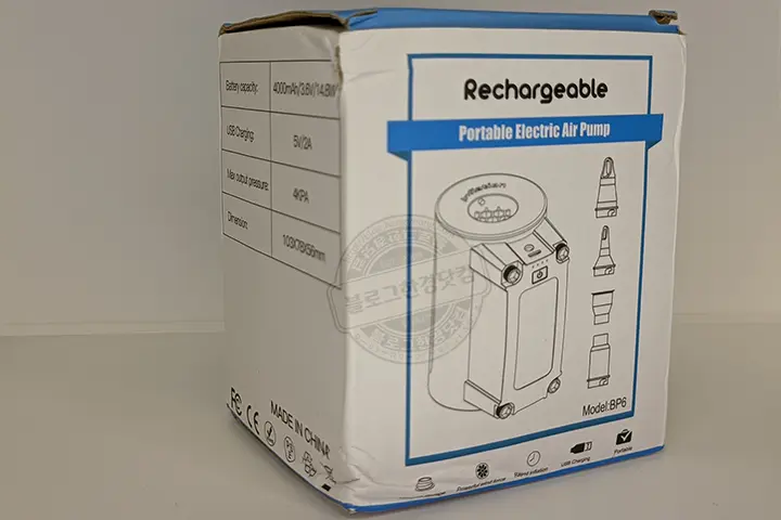 알리익스프레스 무선 전동 에어펌프 Reesibi BP6 (feat.캠핑학교) 내돈내산