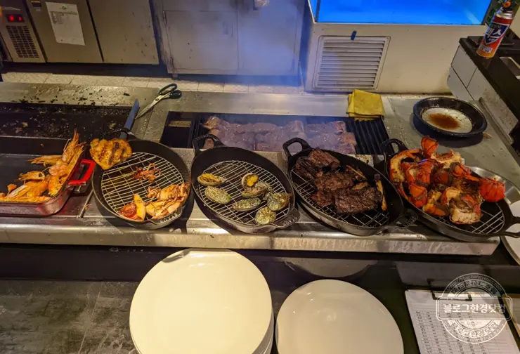 바이킹스워프 잠실점 롯데월드몰 1인 110달러 무제한 랍스터(바닷가재) 뷔페 내돈내먹