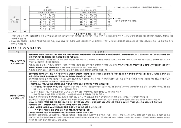휘경 자이 디센시아 입주자 모집공고 분양일정 평면도 배치도
