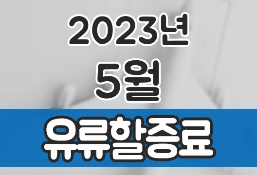 2023년 5월 대한항공 아시아나항공 유류할증료 국제선 인하 국내선 인하