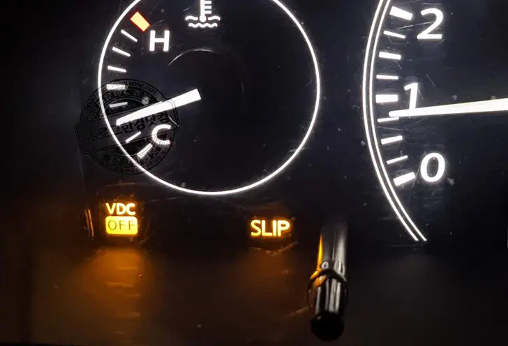 SM7 뉴아트 배터리 방전 후 계기판 경고등 VDC OFF, SLIP