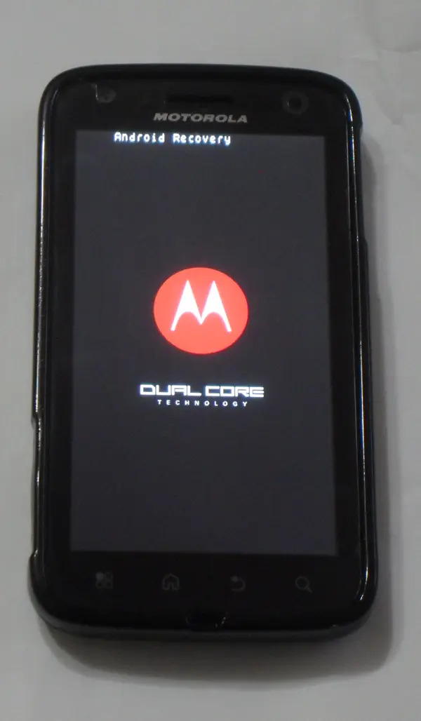 순정 모토로라 아트릭스 공초(공장초기화) 방법