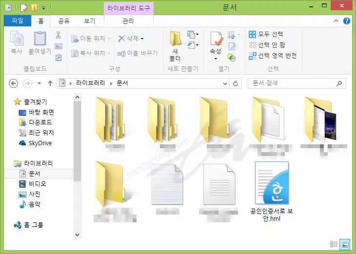 공인인증서로 한글2010에서 한층 강화된 암호화 하기