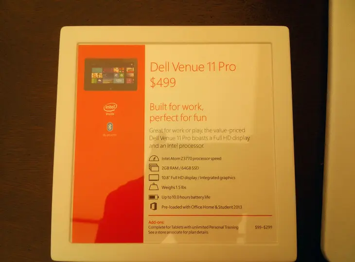 Dell Venue 11 Pro, Microsoft 오프 매장에서 만나다.