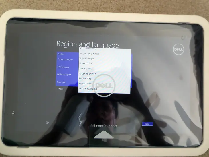 델 베뉴 11 프로(Dell Venue 11 Pro) 수령기