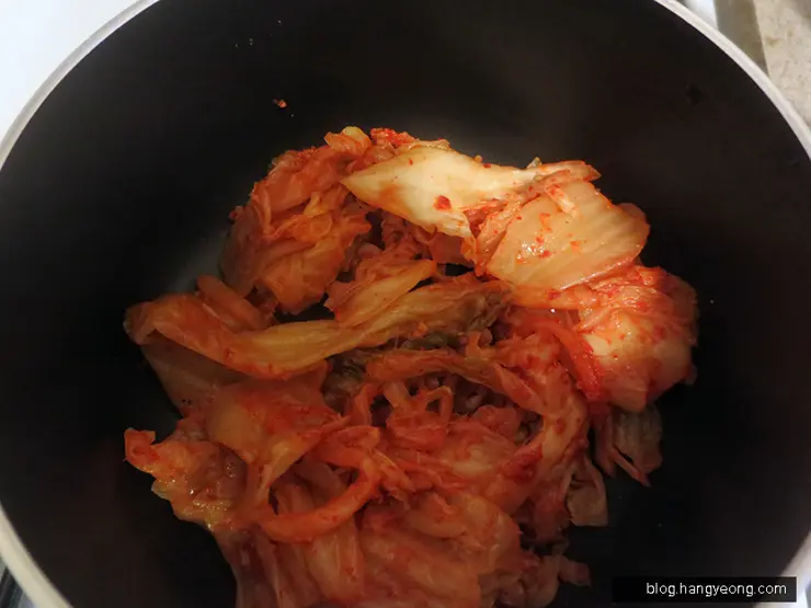 [자취 음식] 남자가 만든 베이컨 김치찌개