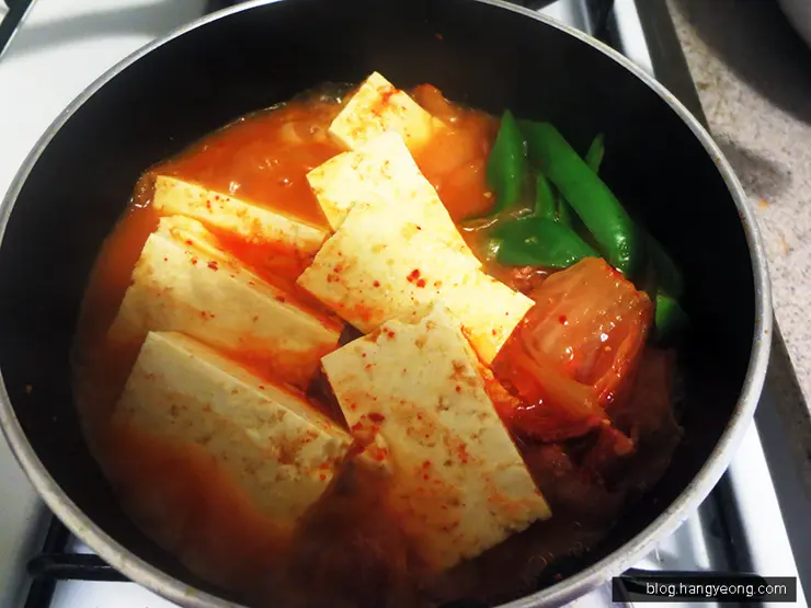 [자취 음식] 남자가 만든 베이컨 김치찌개
