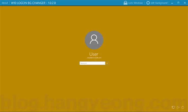 Windows 10 로그인 배경화면 변경하는 법