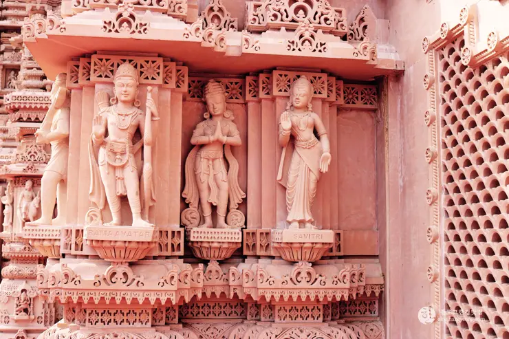 힌두교 사원(BAPS Shri Swaminarayan Mandir) 미국에도 이런 곳이? 동양 문화의 꽃