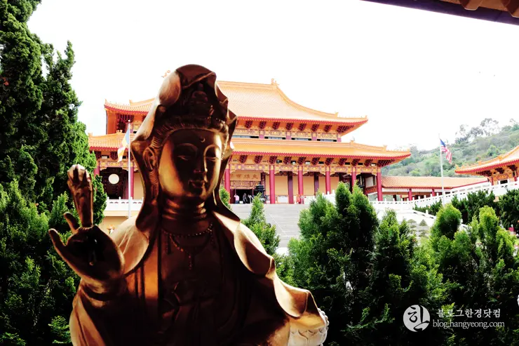 극락왕생의 꿈, 미국의 불교 사원(Hsi Lai Templ)에 가다.